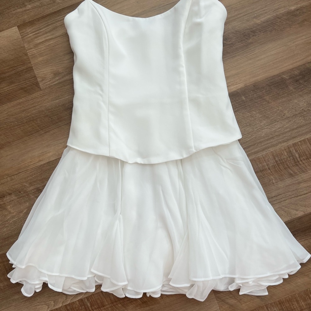 ✨ Amanda Uprichard Airess Dress – Ivory | S ✨